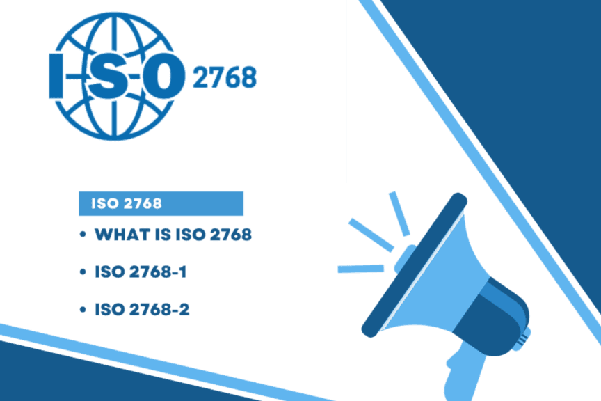 ISO 2768 machining tolerance standards